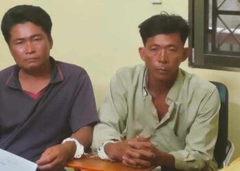 ជនជាតិវៀតណាម២នាក់ ត្រូវបានសមត្ថកិច្ចឃាត់ខ្លួន ខណៈដែលពួកគេចូលទៅកាប់ដើម ឈើព្រៃលិចទឹកនៅក្នុងតំបន់អភិរក្សយកមកធ្វើជាសម្រាស់ដាក់ចាប់ត្រី